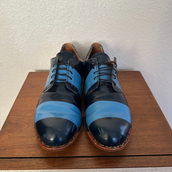 Office of Angela Scott Mr. Smith EU43 US M10 W11.5 Black and Blue Oxford - Picture 2 of 10